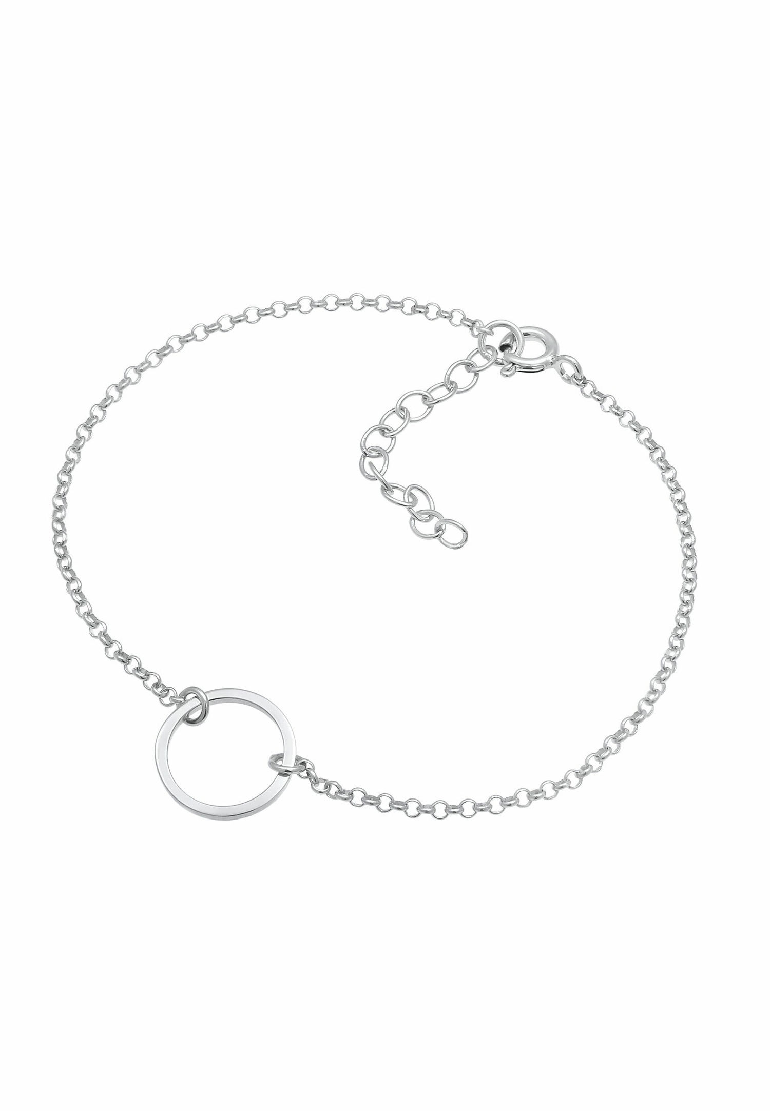 Elli pour dames Cercle de base Look Geo en 925/1000 argent massif