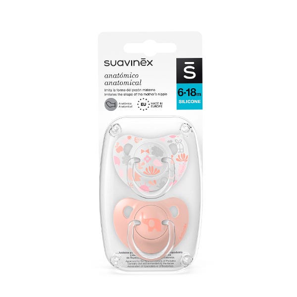 Anatomisk silikonnapp | 2 enheter