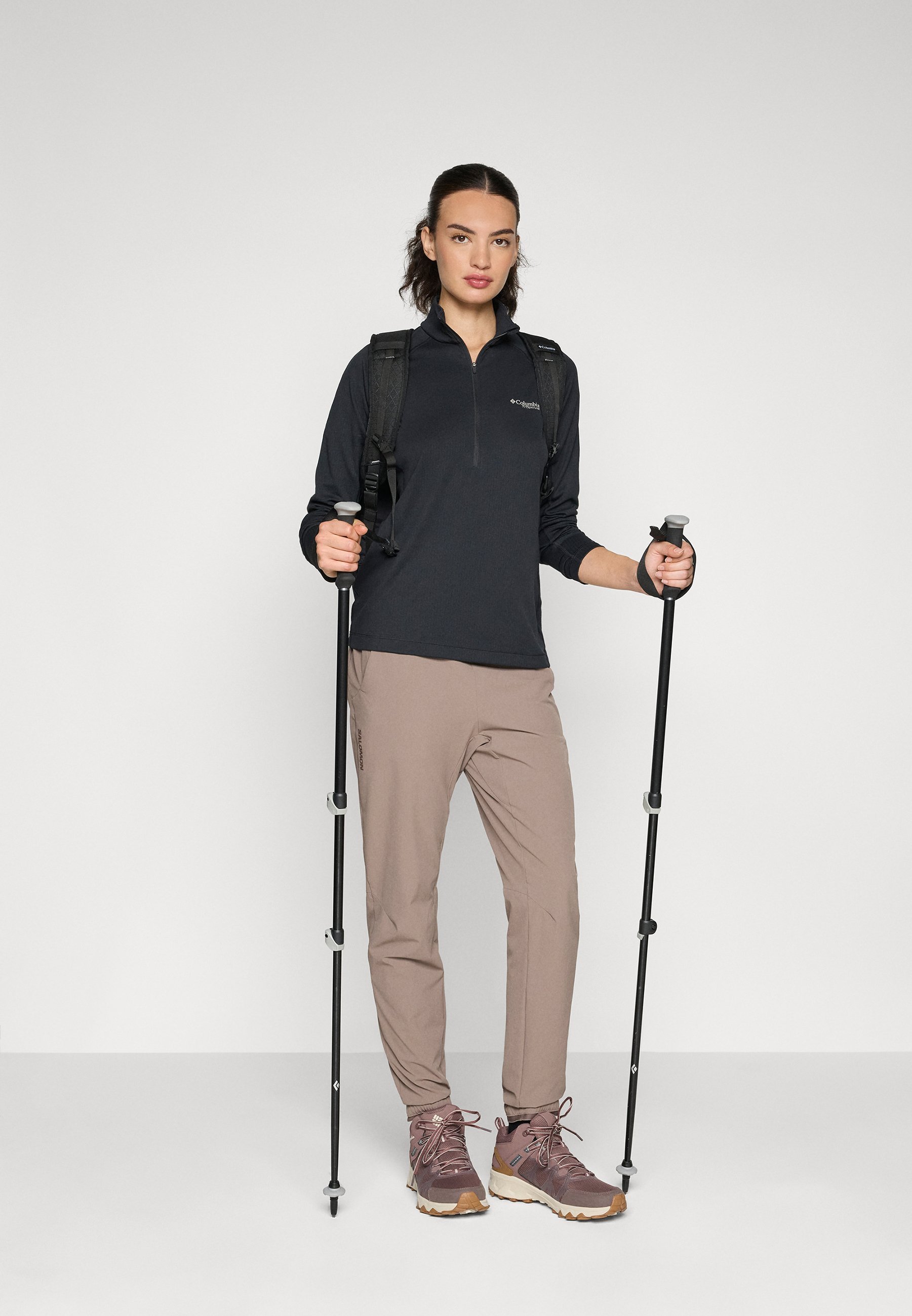 Columbia DRIVENTURE™ HALF ZIP - Top met lange mouwen - zwart