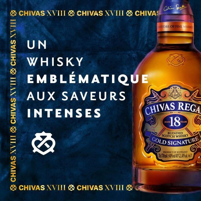 Chivas Regal - 18 años - Whisky escocés - 40,0% vol. - 70 cl