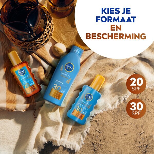 NIVEA Sun Protect & Bronze opaľovacie mlieko SPF30 200 ml