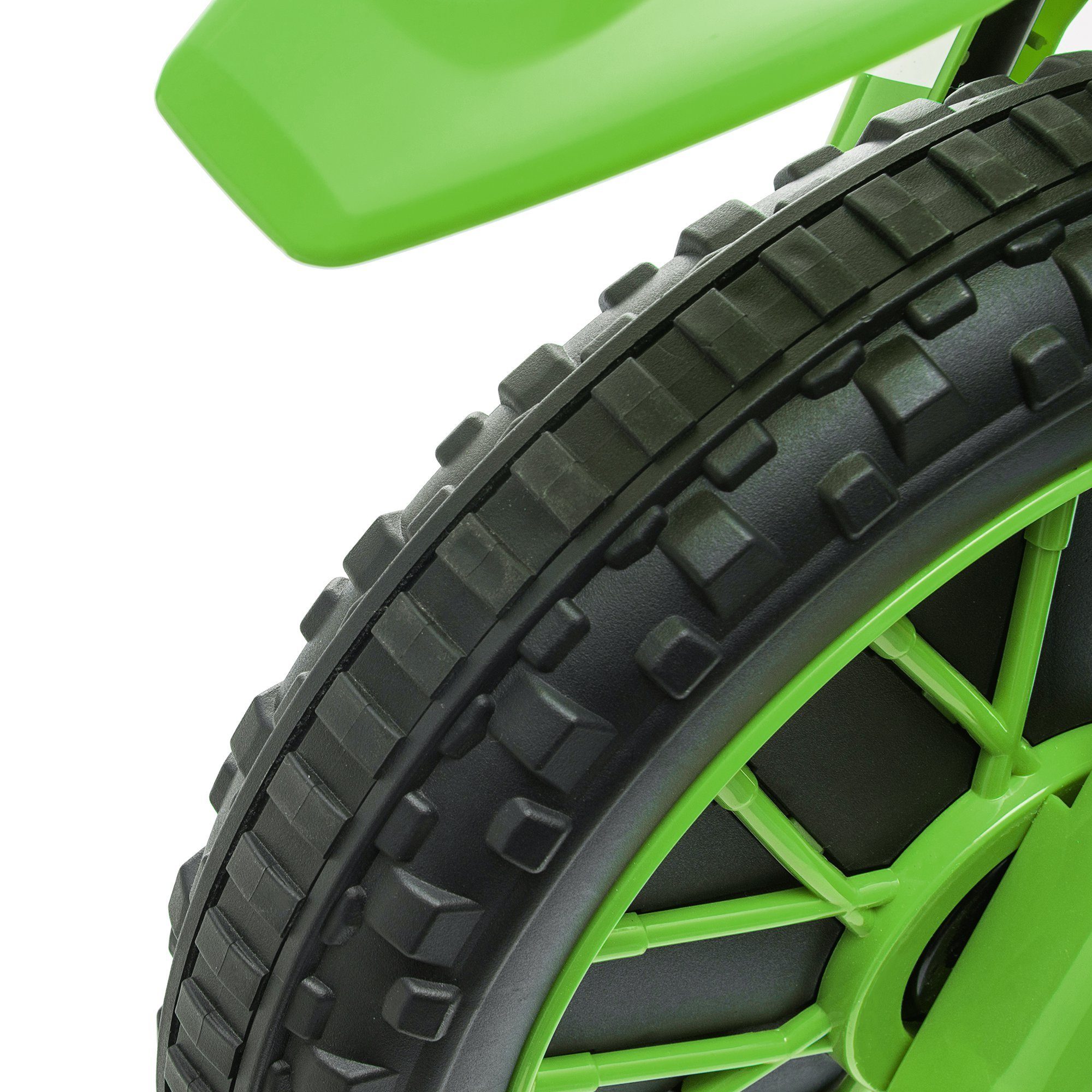 HOMCOM elektrische kindermotor met 2 afneembare zijwielen, geschikt voor kinderen vanaf 3 jaar, draagvermogen 30 kg (1 stuk), inclusief accu en oplader.