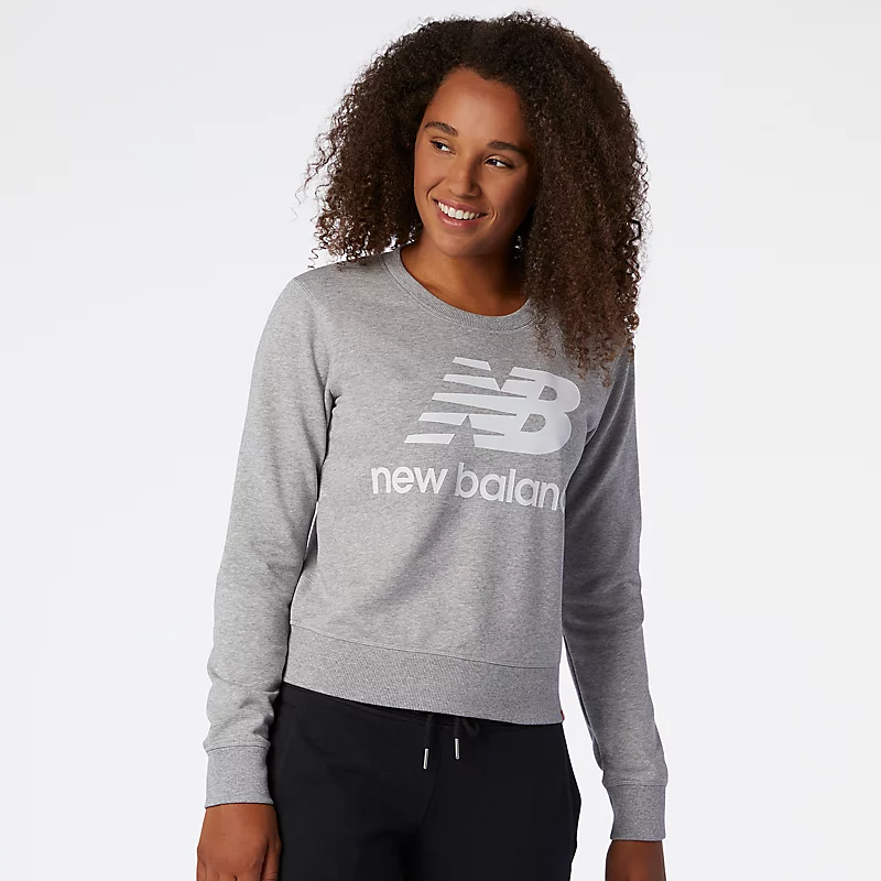 Bluza damska Essentials Topp Crew - ATHLETIC GRÅ