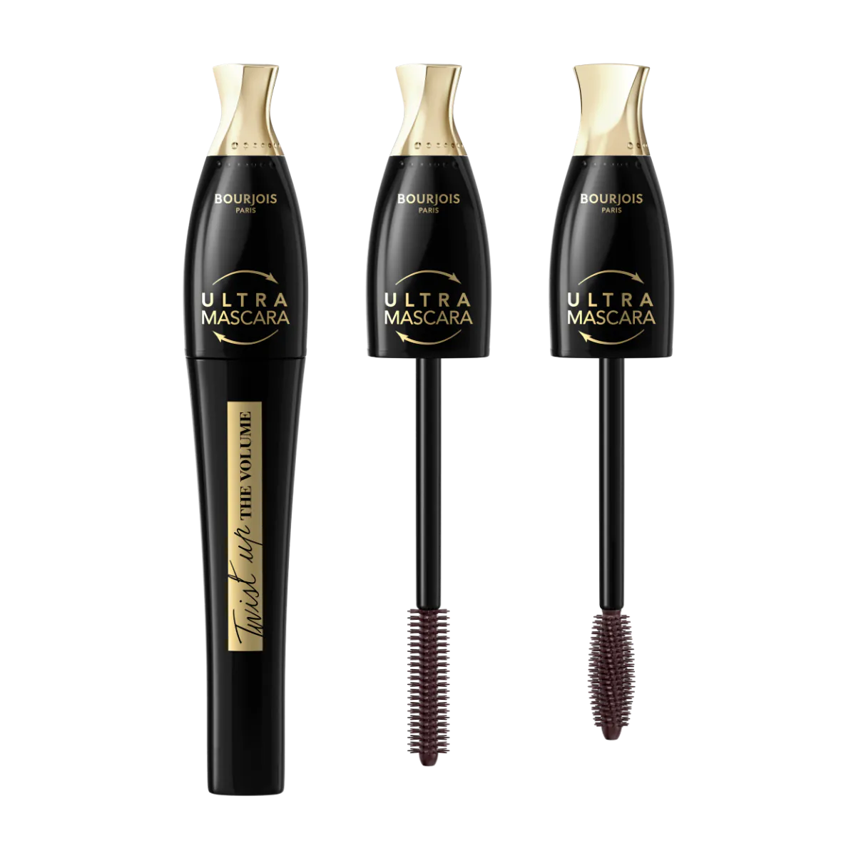 Bourjois Twist Up The Volume Tusz do rzęs, Ultra Brown