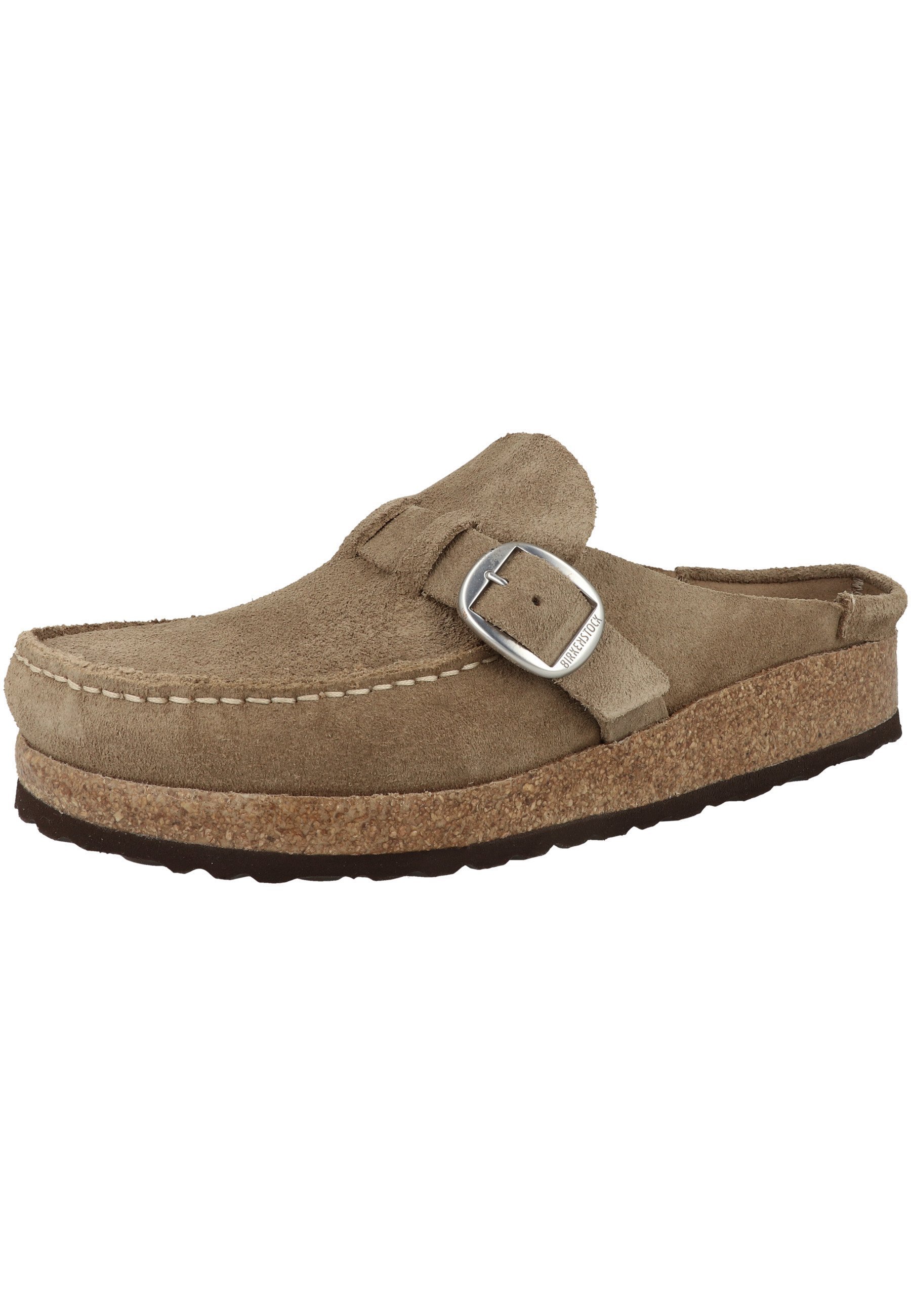 Birkenstock SCHUHE BUCKLEY VELOURSLEDER NORMAL - Mules - gray taupe (1019462)