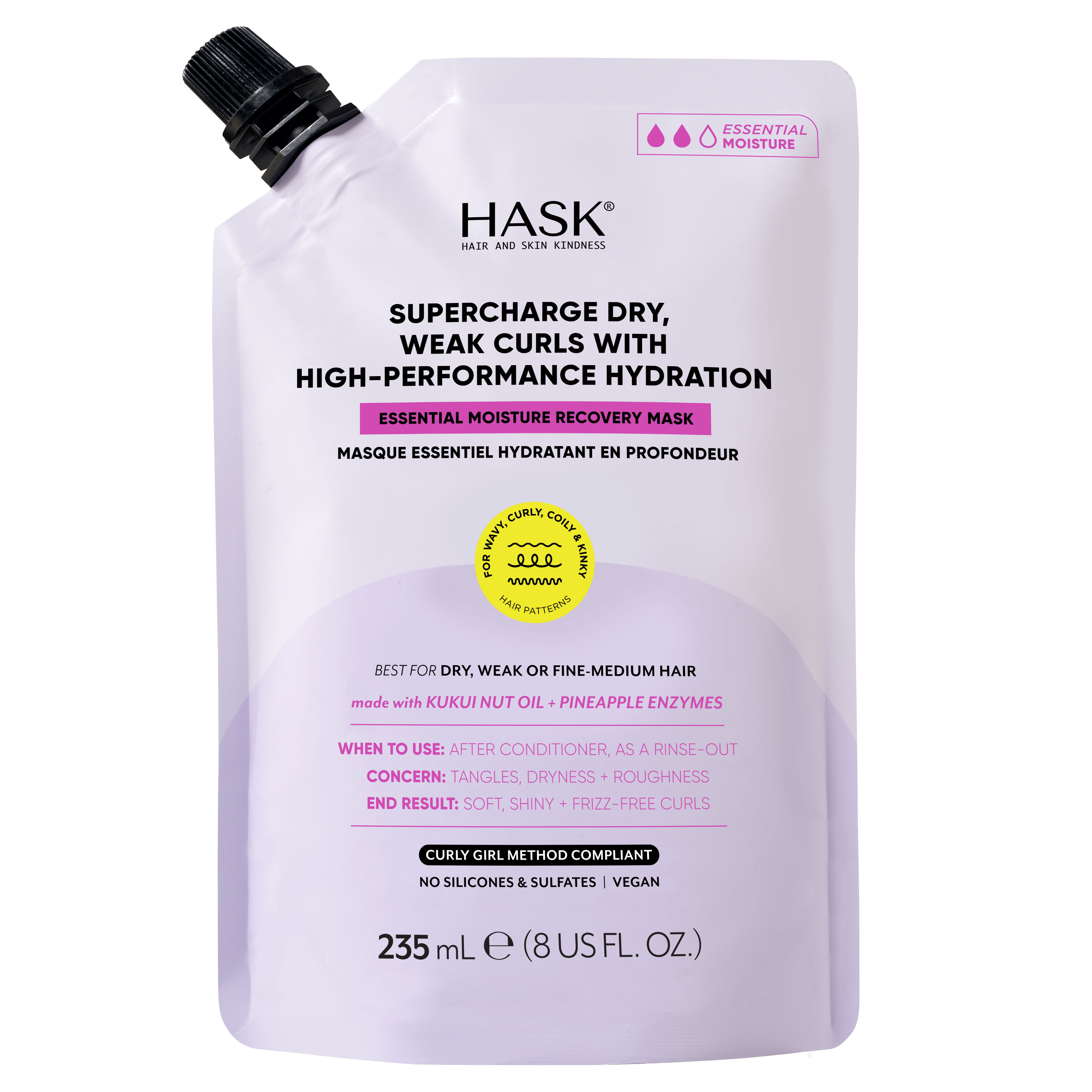 Essential Moisture Recovery Mask, lahka vlažilna maska za lase Maske za lase