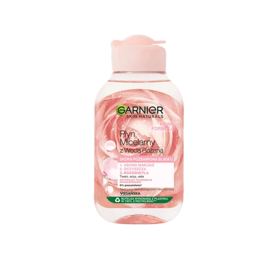 Garnier płyn micelarny z wodą różaną do skóry pozbawionej blasku 100 ml