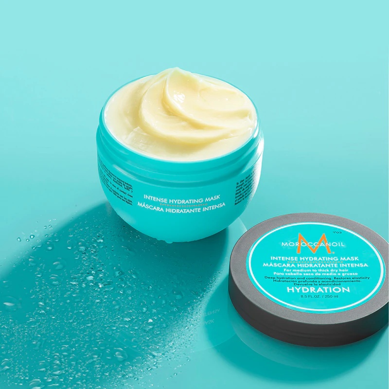 Moroccanoil Hydration Intense Hydrating Mask intensyviai drėkinanti ir maitinanti kaukė sausiems ir normaliems plaukams.