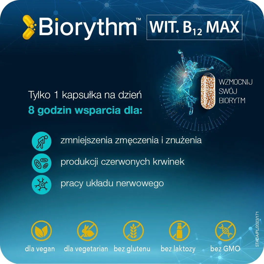 Biorythm Witamina B12 Max, Kapsułki
