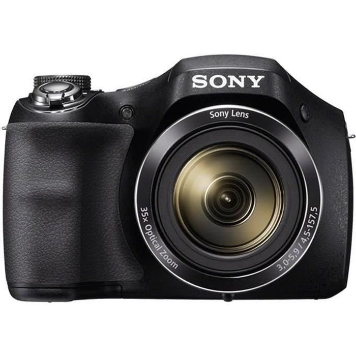 SONY DSC-H300 - Cámara digital bridge de 20 MP con sensor CCD y zoom óptico de 35x