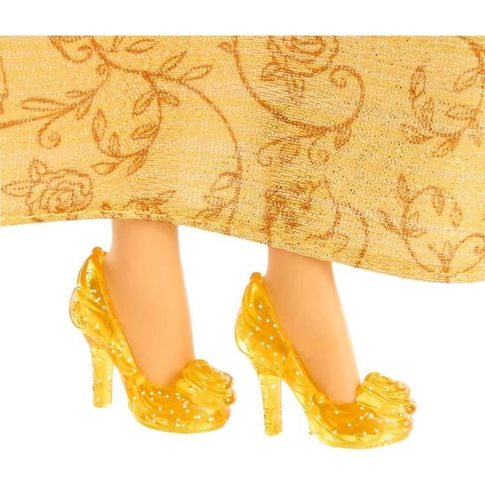 Wunderschöne Puppe, 29 cm, Mattel Disney Prinzessinnenpuppe mit Kleid und Accessoires HLW11