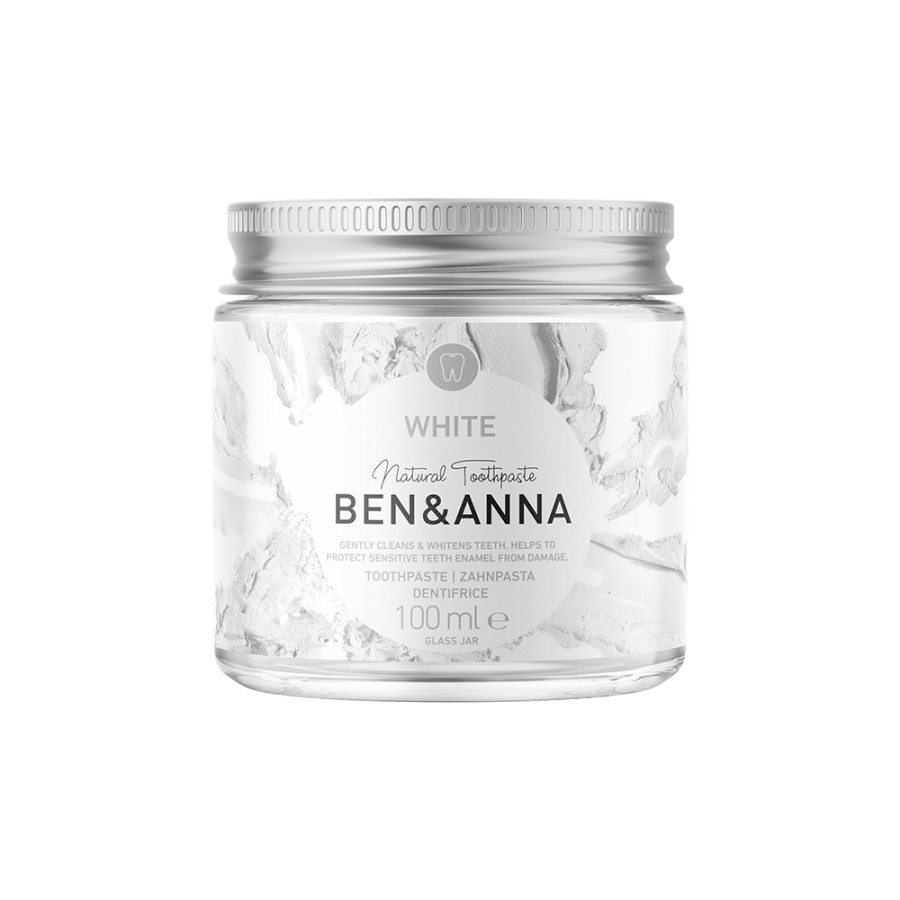 Zobna pasta Ben & Anna, belilna, naravna zobna pasta – 100 ml