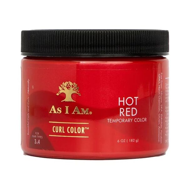 Colorante per ricci As I Am - Rosso acceso - 170 ml