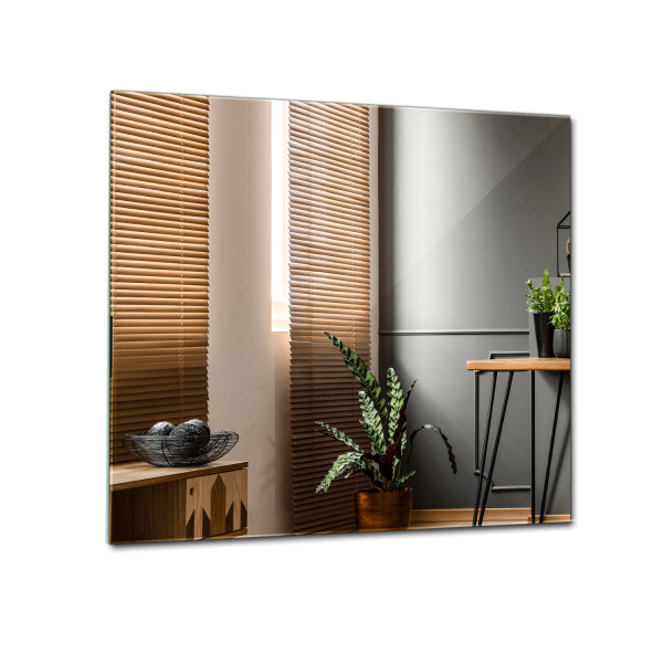 Tulup Lustro ścienne bez ramy kwadratowe do łazienki- 50x50
