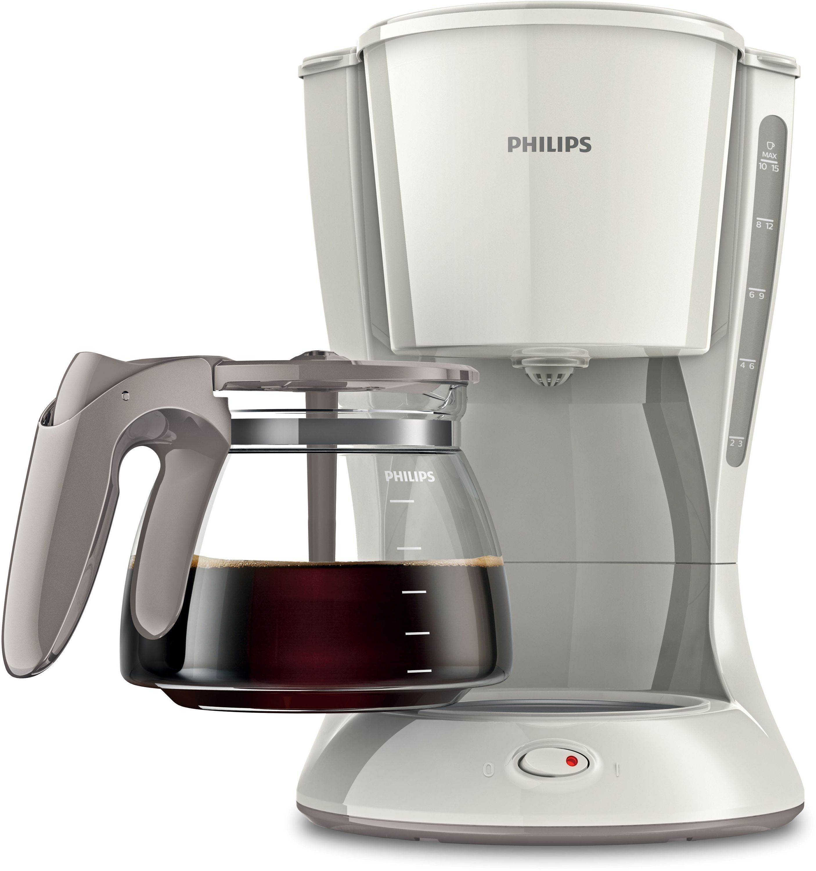 Cafetière filtre - PHILIPS - HD7461/00 - Collection Daily - 1.2L - 1000W - Blanc