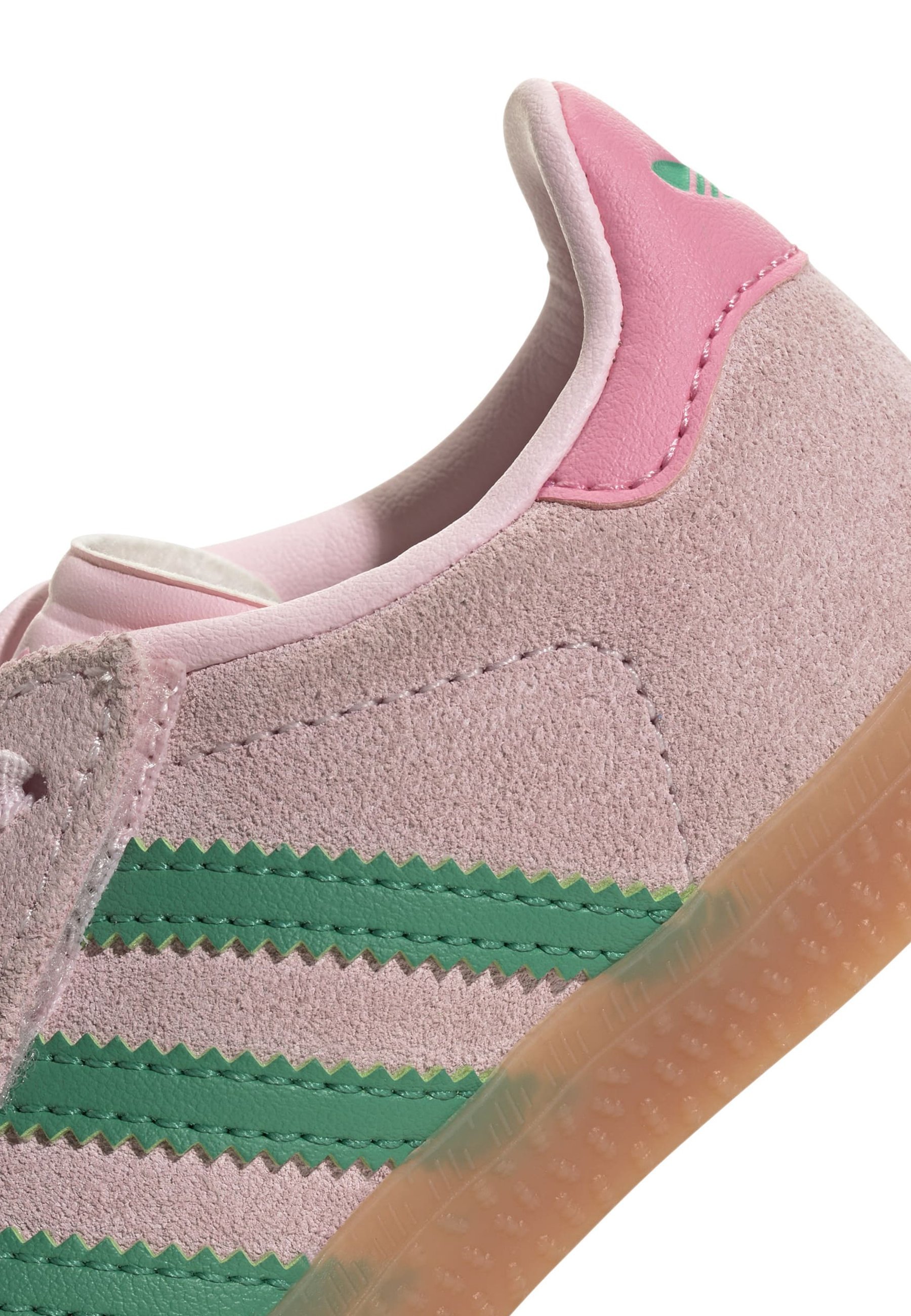 adidas Originals GAZELLE COMFORT CLOSURE LACETS ÉLASTIQUES ENFANT - Baskets - rose clair vert court rose bonheur