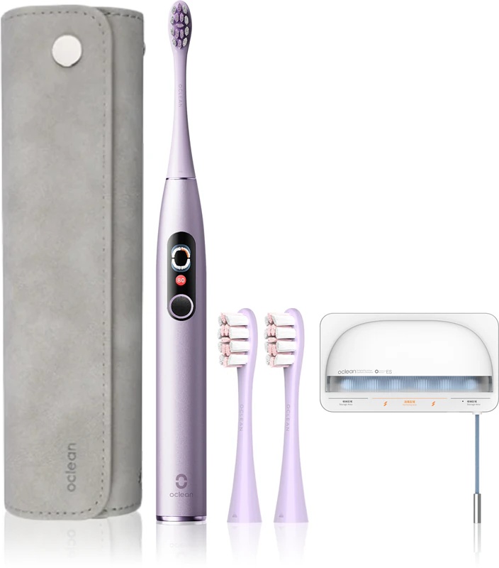 „Oclean X Pro“ skaitmeninis dantų priežiūros rinkinys, violetinė