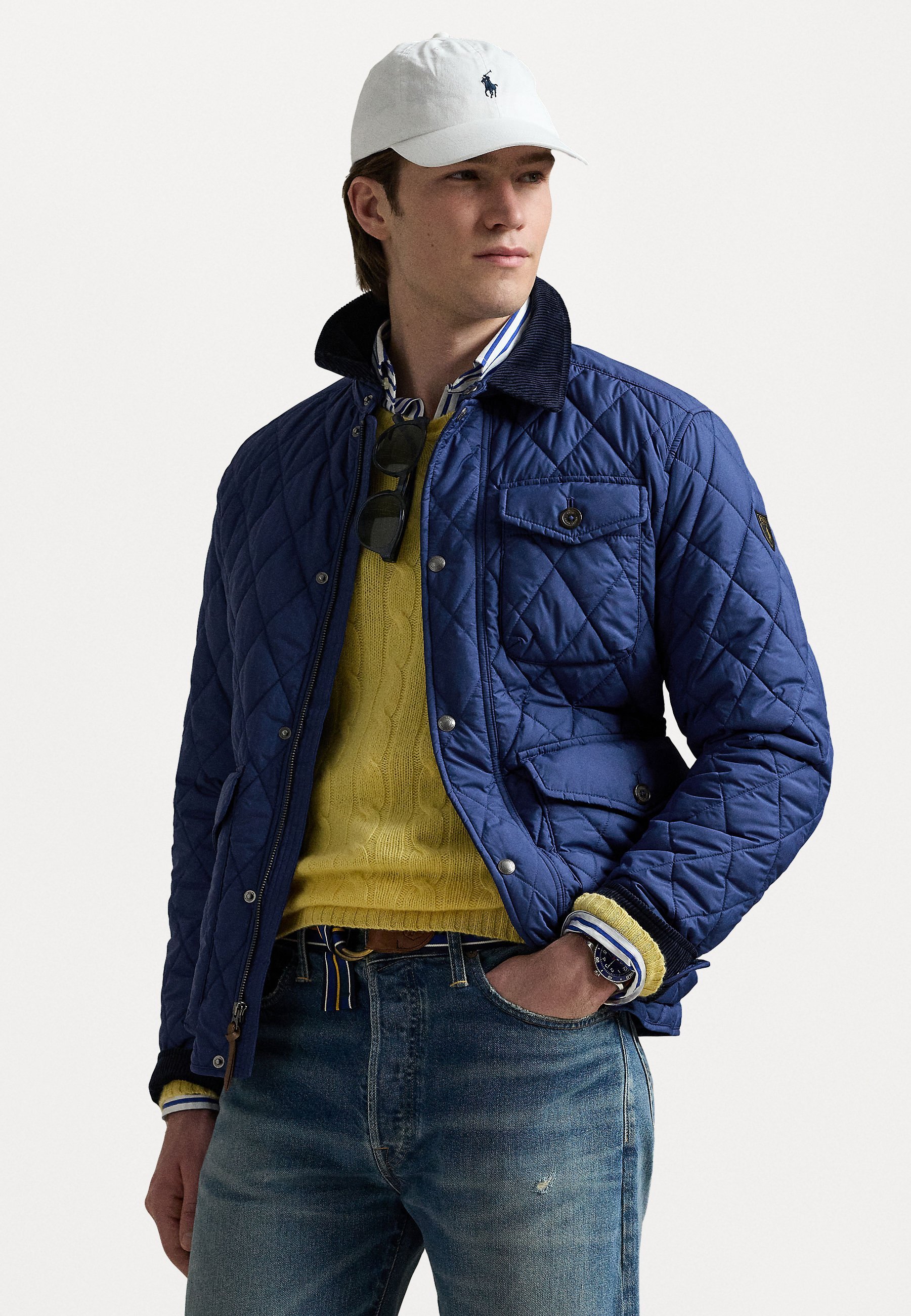 Polo Ralph Lauren THE BEATON GEWATTEERDE JAS - Lichte jas - Annapolisblauw