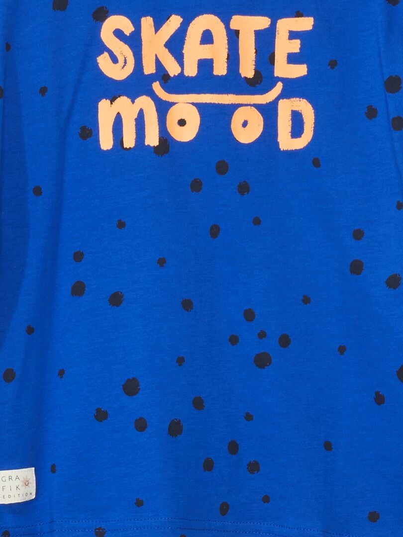 T-shirt - Grafik Edition - BLAUW