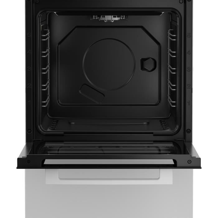 Cuisinière à gaz - Beko - FSG522DWC - 4 foyers - 50 cm