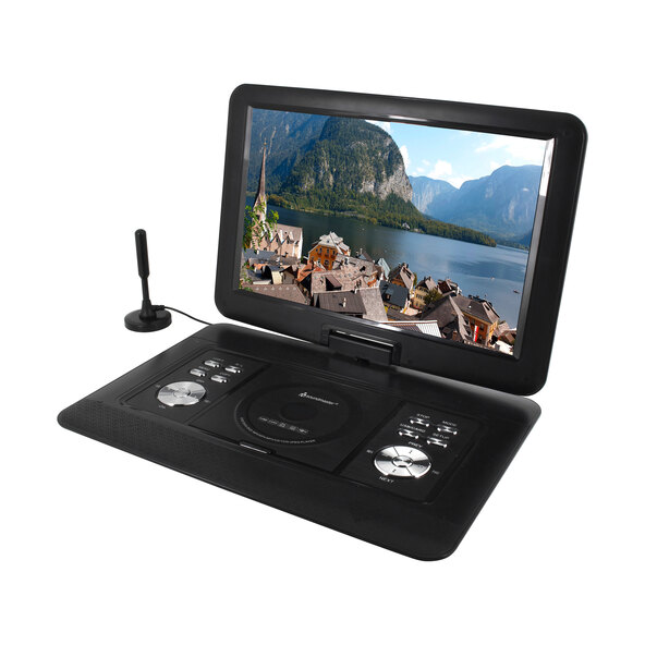 Bærbar DVD-afspiller med DVB-T2