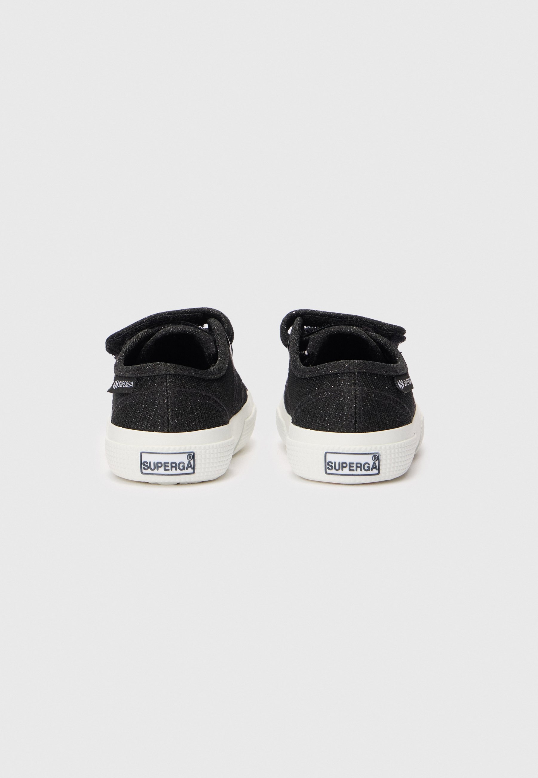 Baskets Superga KIDS LAME - noires
