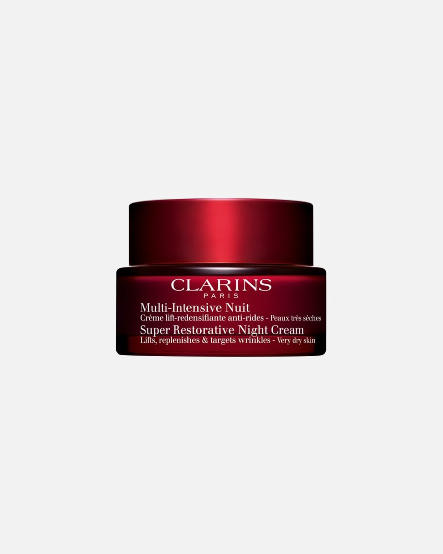 Crema de noche multiintensiva Clarins 50+ – Piel muy seca – 50 ml