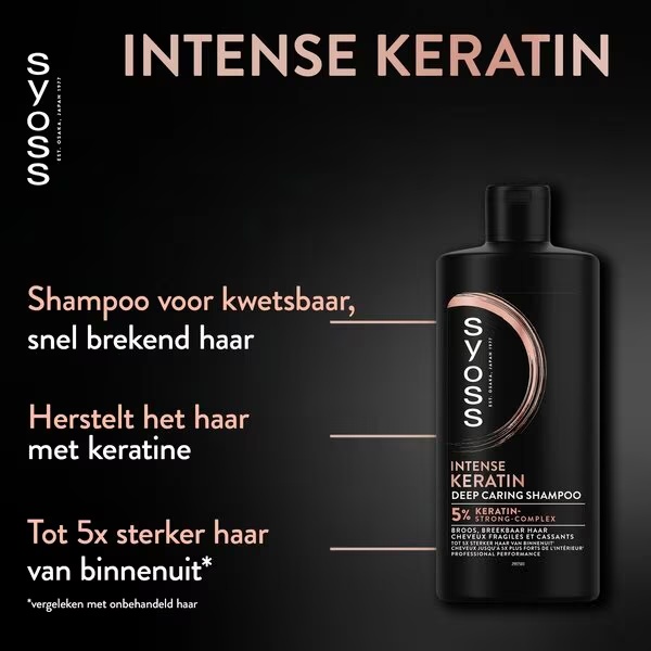 Syoss Intense Keratin Hĺbkovo ošetrujúci šampón<br>440ml