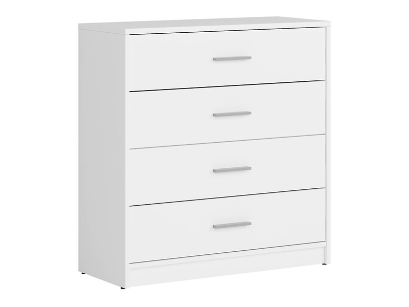 Komoda Nepo Plus 80 cm z 4 szufladami biały