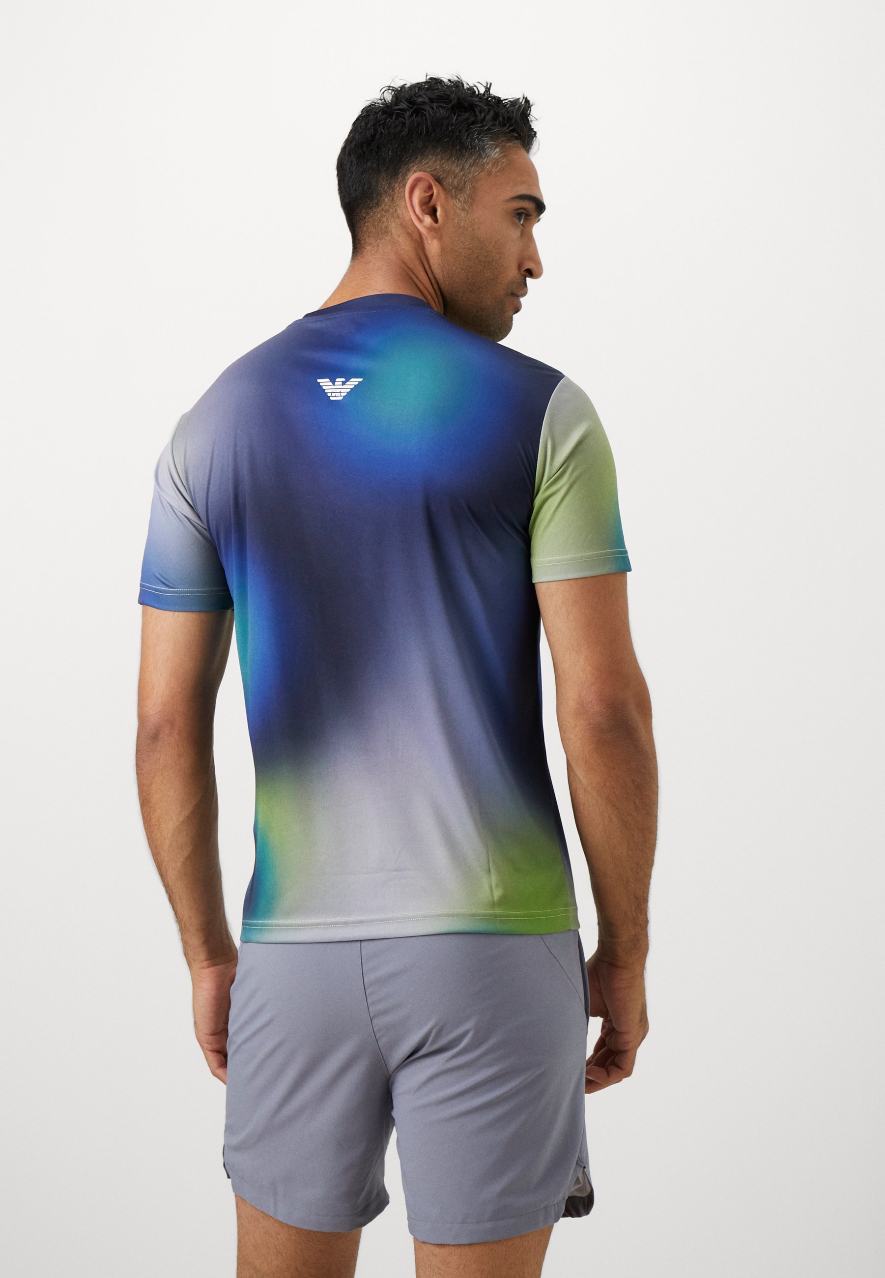 EA7 Emporio Armani TENNIS PRO TEE GRAPHIC - Sport T-shirt - veelkleurig