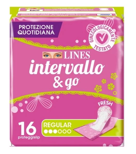 LINES Intervallo Fresh&Go Dessous, gefaltet, 16 Stück