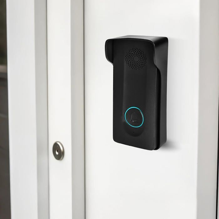 Citofono audio wireless impermeabile, batteria USB-C, vivavoce, kit per uso domestico