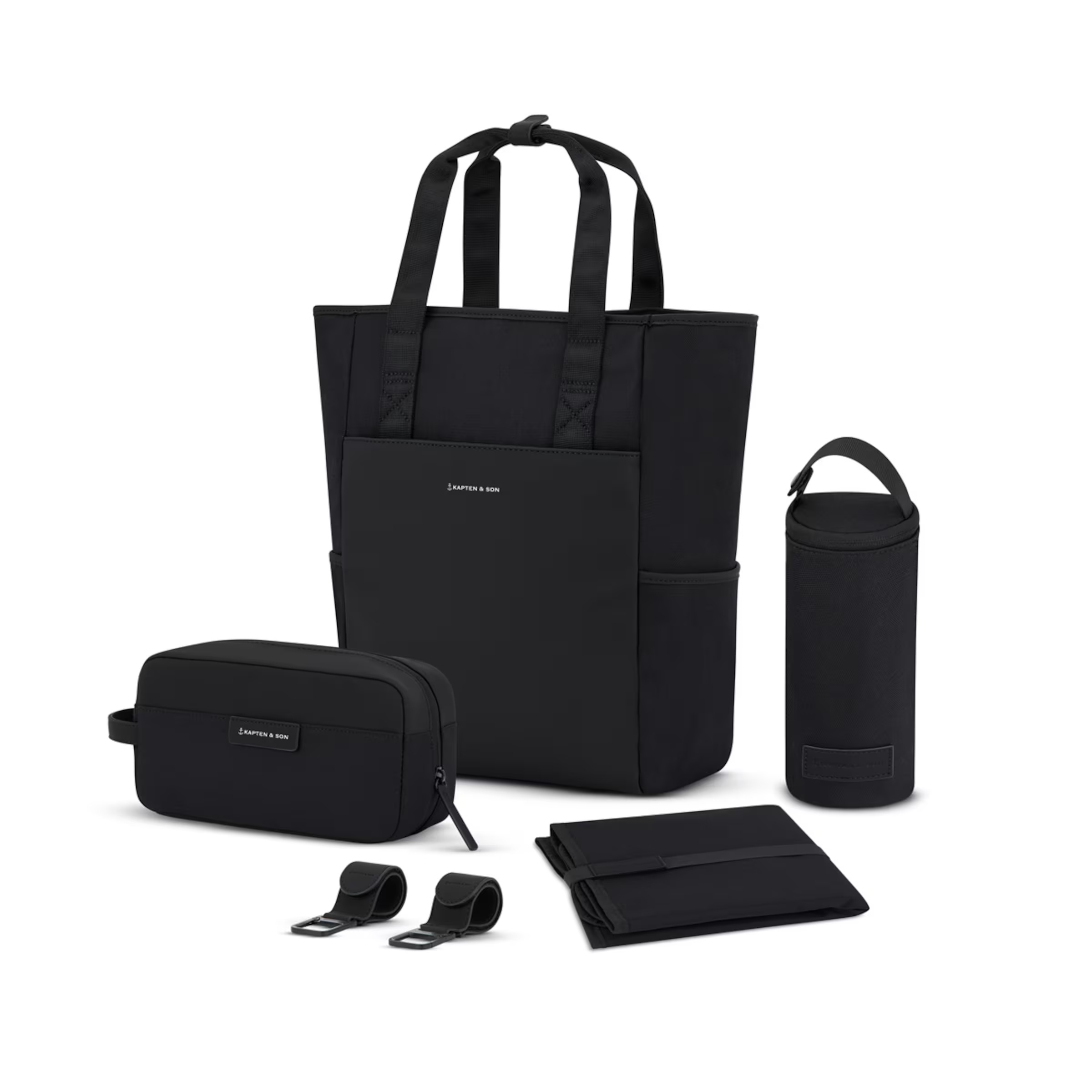 Sac à dos à langer Lindby tout noir