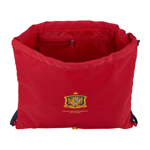 Bolsa grande e plana da seleção espanhola de futebol, 350x400mm
