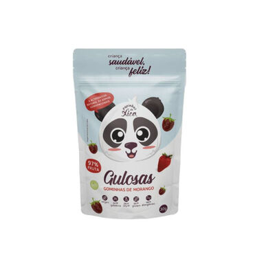 Xica's söta barnmat jordgubbsgodis ekologiska fruktgodisar jordgubbssmak 30 gr 30 gr