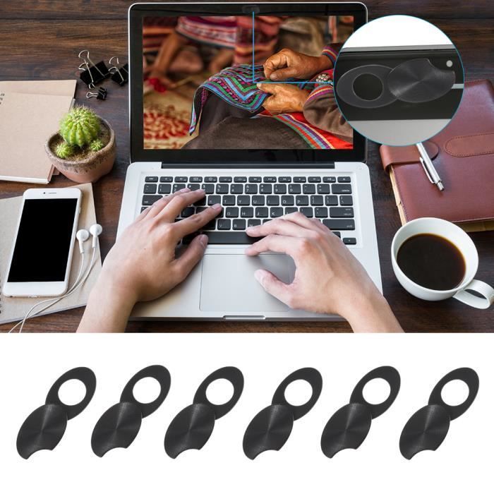 6x Copri webcam per bloccare la privacy della fotocamera del computer e del telefono Ultra DC837