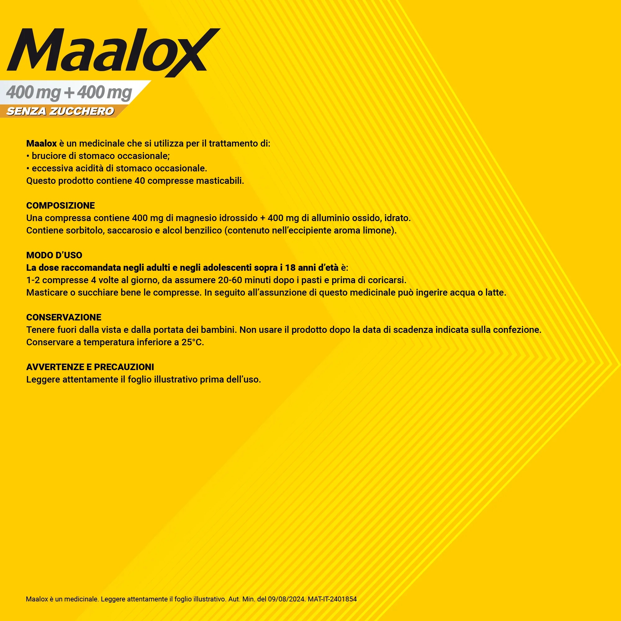 MAALOX Maalox sans sucre, 30 comprimés antiacides à croquer, saveur citron