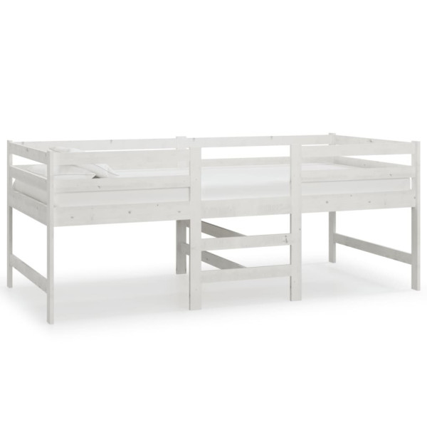 Łóżko Drewniane Rama Łóżka Sofa Biała Do Sypialni Pokoju 90x200 cm