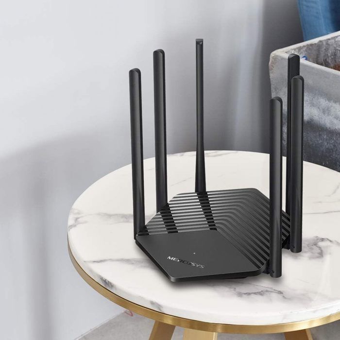 AC1900Mbps Dual-Band WiFi Router - MERCUSYS MR50G - 6 External Antennas - 2 Gigabit LAN Ports + 1 Gigabit WAN Port