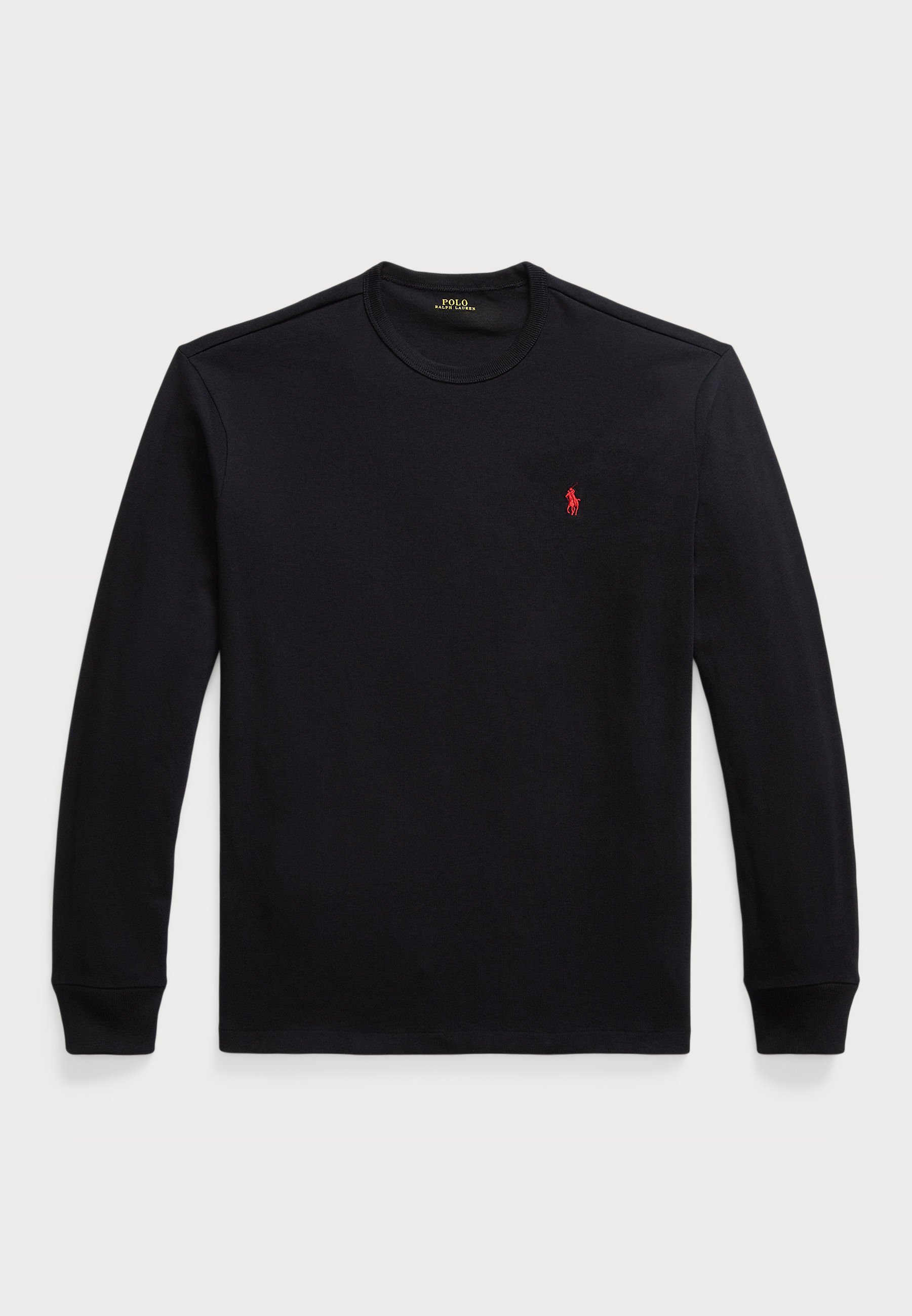 Polo Ralph Lauren T-shirt manches longues coupe classique en jersey - noir