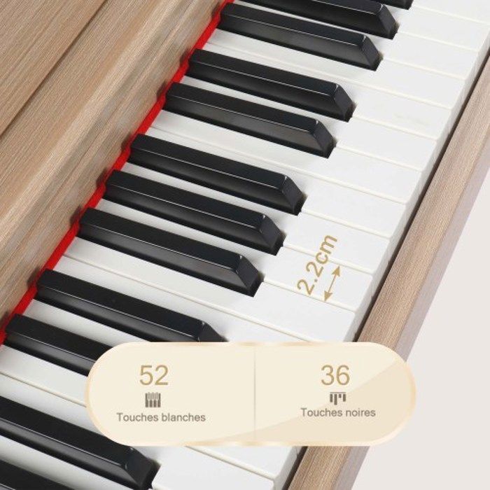 Pianoforte - ALIGHTUP - Tastiera standard a 88 tasti a martello, adatta a tutti i livelli di esperienza