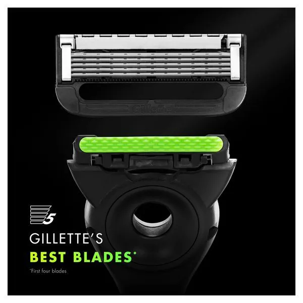 Gillette Labs Black & Gold бријач - 1 сечиво | Мушки | Superdrug