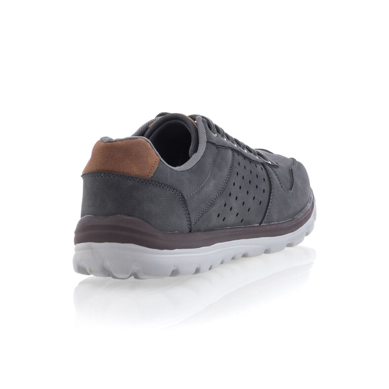 Graue Herren-Komfortschuhe