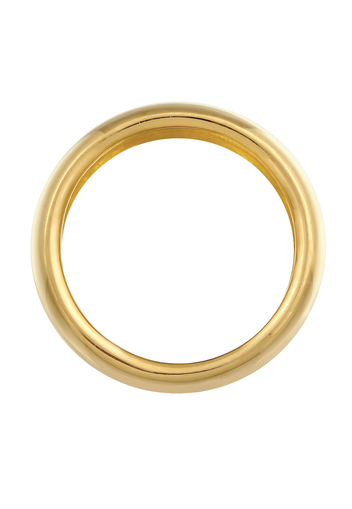 Elli PREMIUM Bague pour femme à large bande simple tendance en argent sterling 925