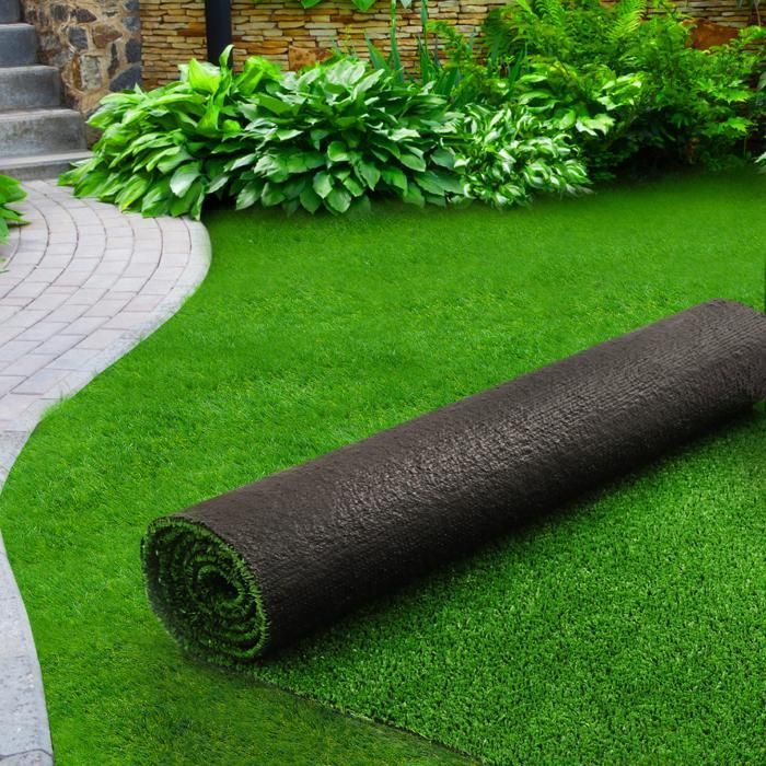 IDMARKET Artificial Synthetic Grass 1x10 M 7 mm Thick for Garden and Balcony