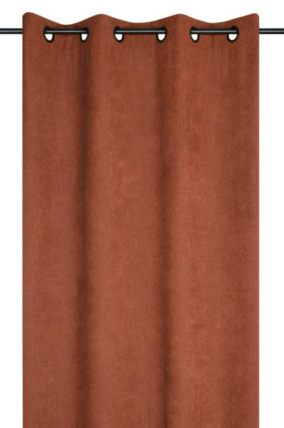Zasłona dandy 140x260 czerwony sztruks retro