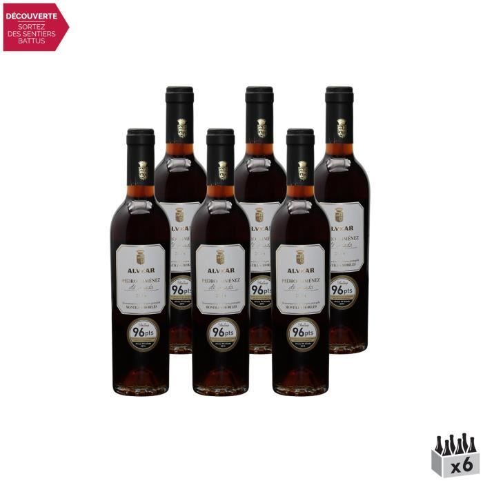 Pedro Ximénez de Anada Half Bottle Blanco 2014 - Caja de 6 x 37,5 cl - Bodega Alvear - Vino blanco dulce - Origen: España