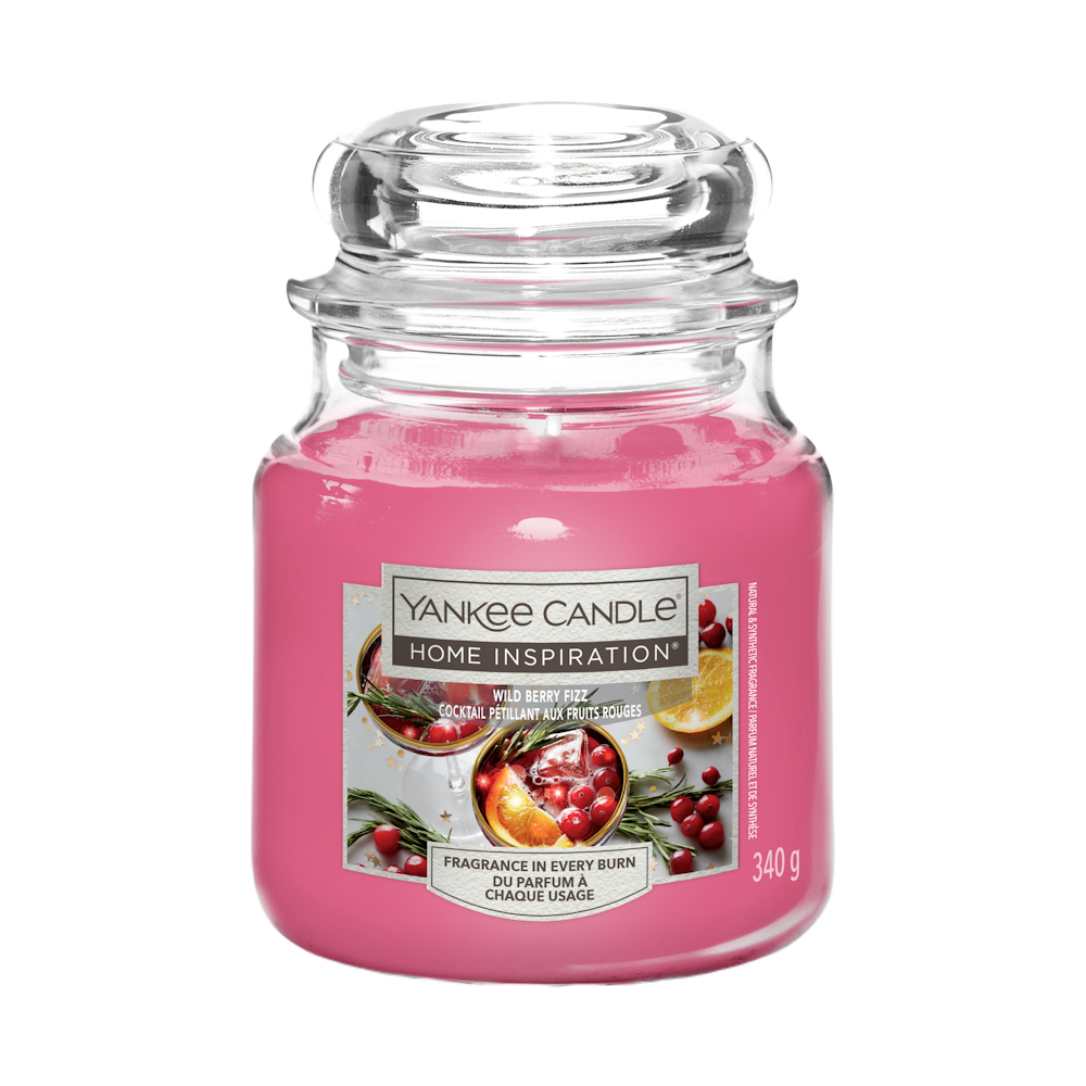 Yankee Candle Home Inspiration šumivá sviečka s lesnými plodmi