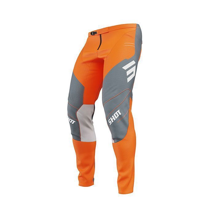 Pantalon moto cross SHOT RACE GEAR Contact Shield Orange