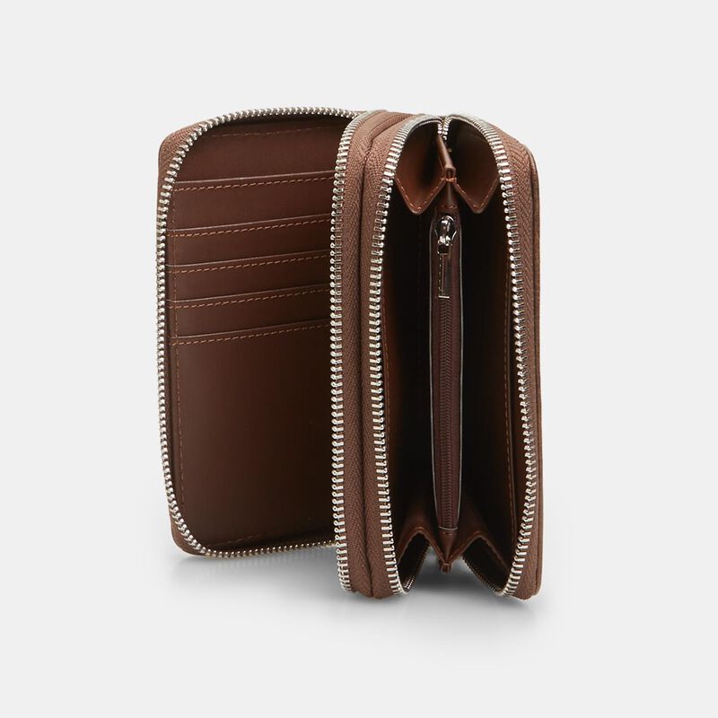 Portafoglio da donna con doppia zip